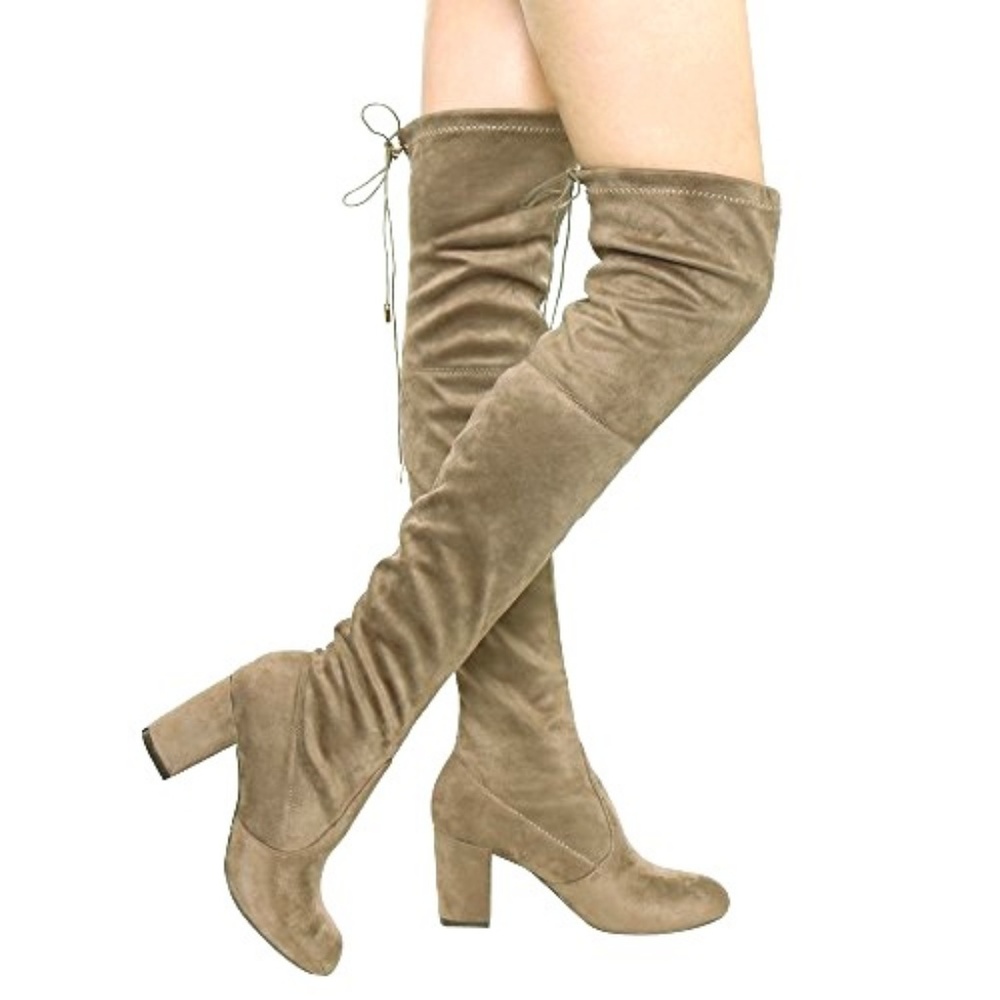 Bonita-02OK Over the knee tall boots on 3 inch